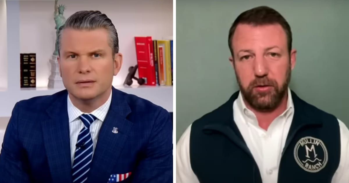 Pete Hegseth and Sen Markwayne Mullin discussed Senate's border deal on 'Fox & Friends' (Screengrab/Fox News)