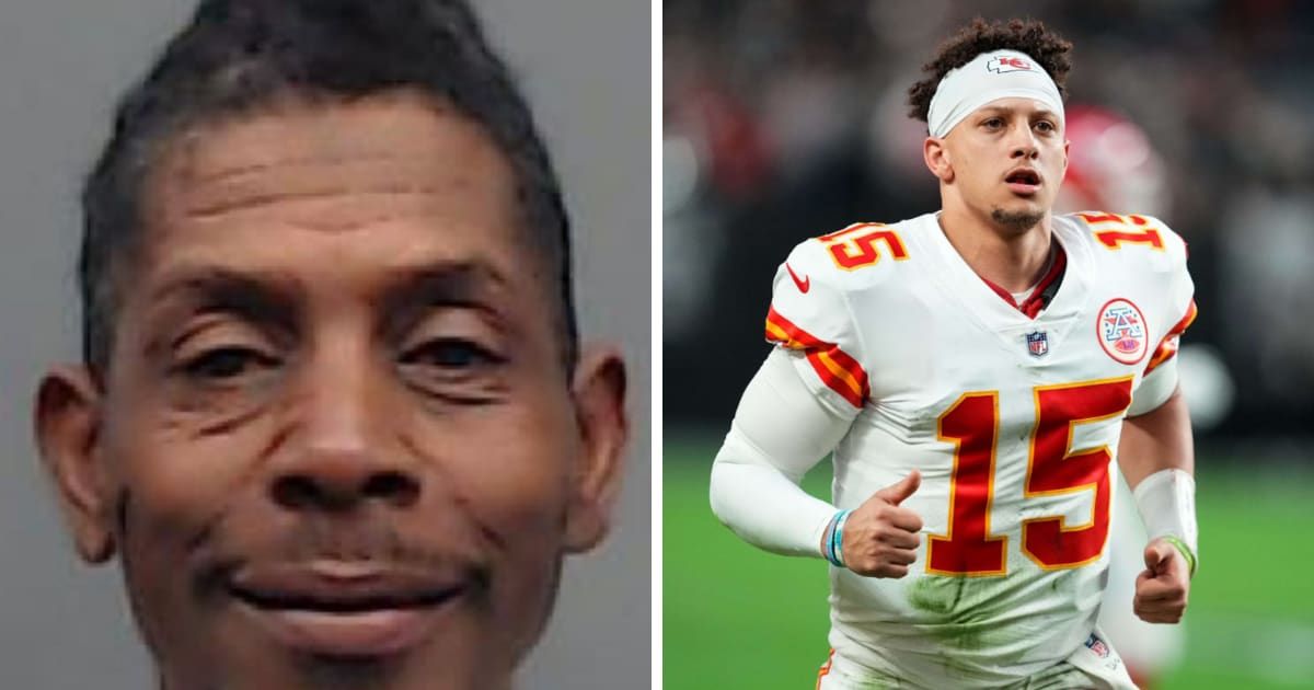 Patrick Mahomes father Patrick Mahomes Sr was arrested for DWI in Texas (Smith County Jail, Getty Images)