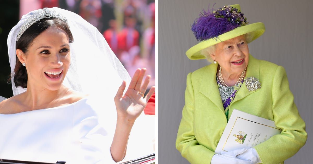 Meghan Markle and Queen Elizabeth II were known to share a strained relationship (Mark Milan/GC Images, Pool/Max Mumby/Getty Images)