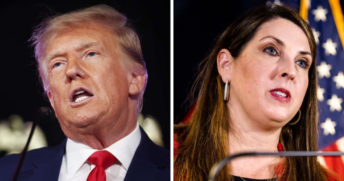Donald Trump recently took a subtle dig at RNC Chairwoman Ronna McDaniel (Getty Images)