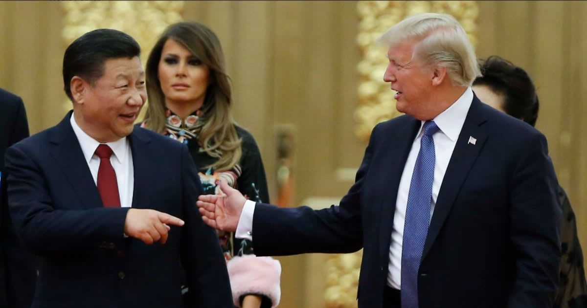 Donald Trump called the Chinese President his 'friend' (Getty Images)