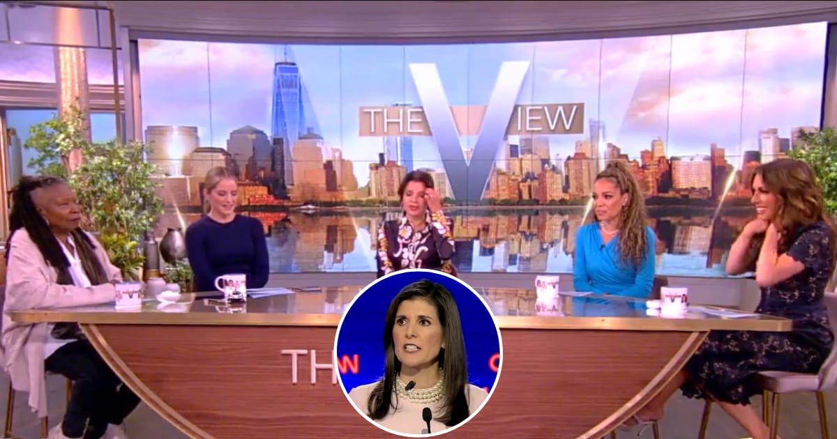 Co-hosts share different opinions over Nikki Haley's SNL appearance on the February 4, 2024 episode of 'The View' (Screengrab/The View/X)