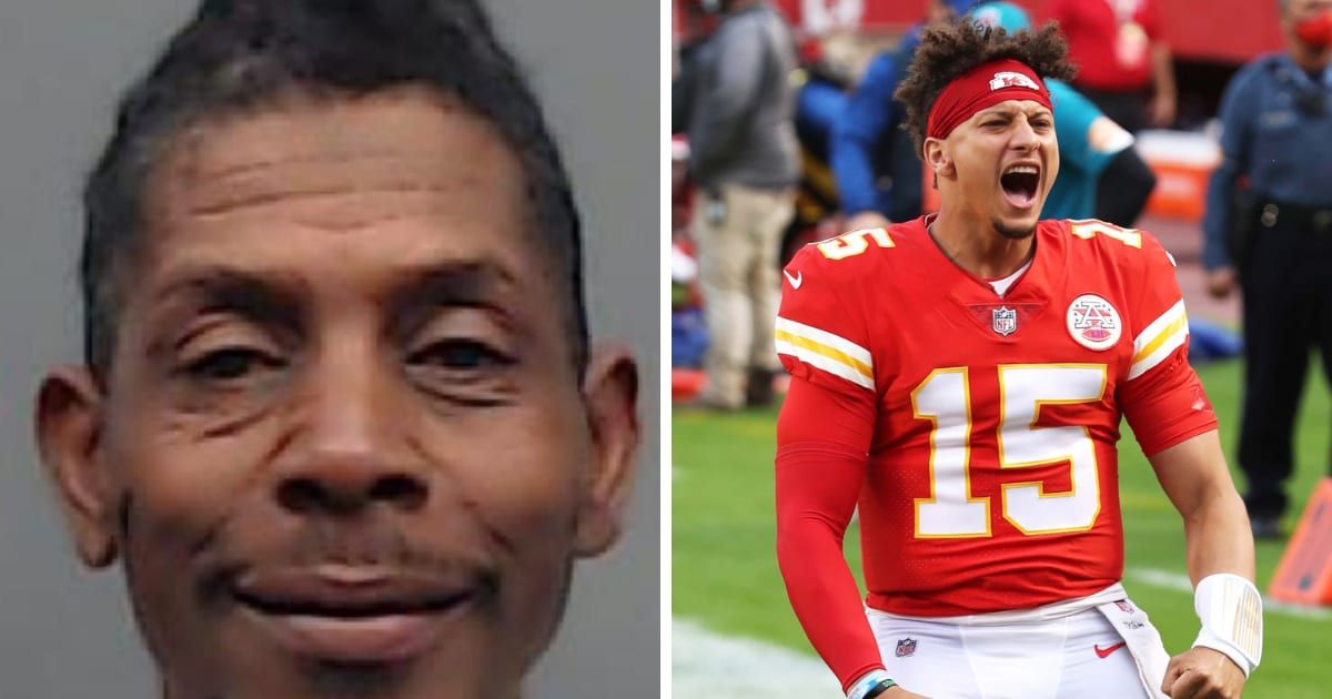 Upon stopping Patrick Mahomes' father, Patrick Mahomes Sr, officers observed an open 16-ounce can of Coors beer in the center console of his vehicle (Smith County Jail and Getty Images)