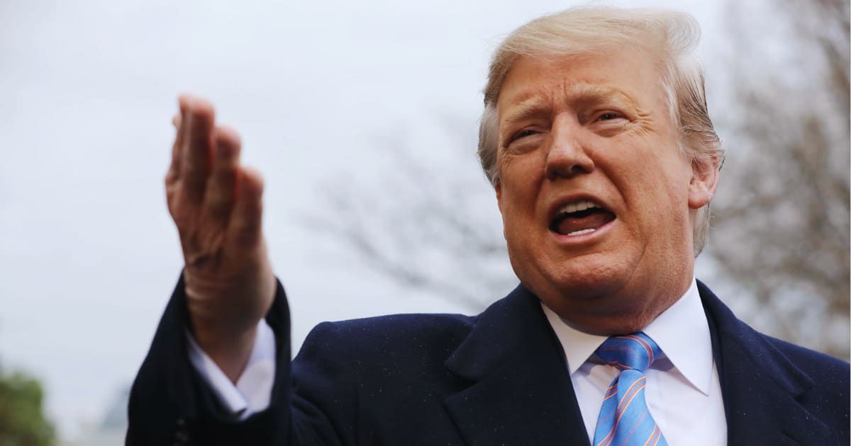 Former President Donald Trump characterized the bipartisan border security bill as a 'Death Wish' for the Republican party (Getty Images)