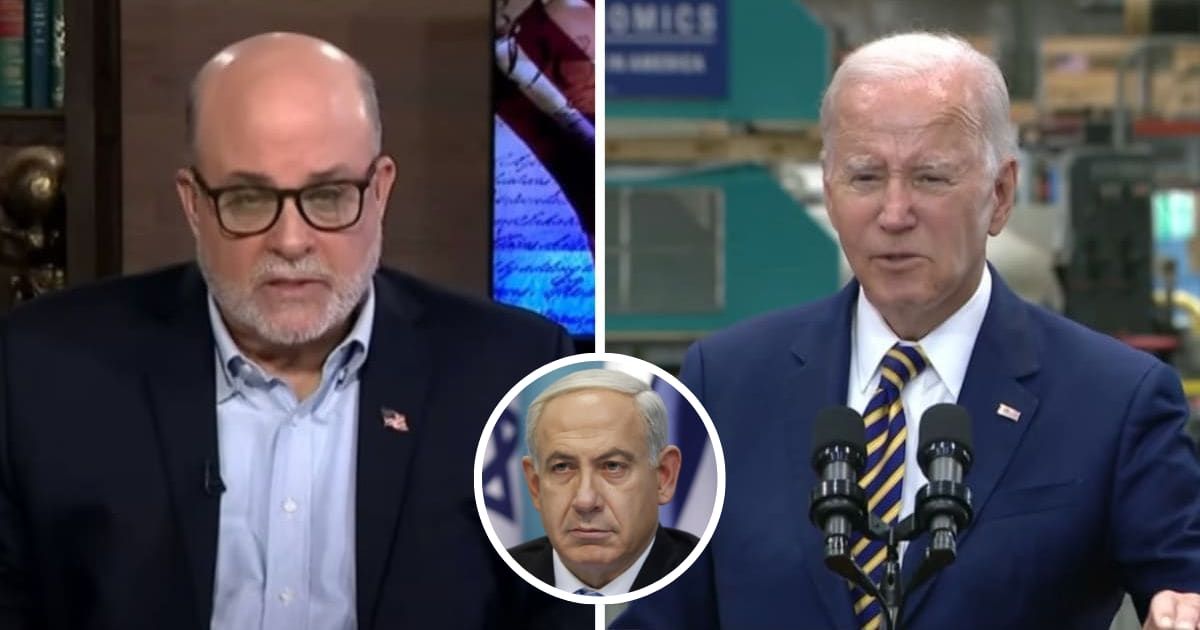 Mark Levin unleashes explosive rant against Joe Biden after the President's alleged remarks against Israel Prime Minister Benjamin Netanyahu (Getty Images)