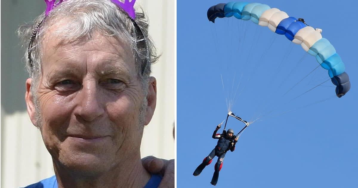 Terry Gardner, of Casa Grande, suffered a hard landing when his parachute did not fully open during the jump (Facebook)