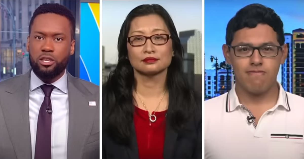 Lawrence Jones with Helen Raleigh and Julio Rosas on the February 6, 2024 episode of 'Fox & Friends' (Screengrab/Fox News)
