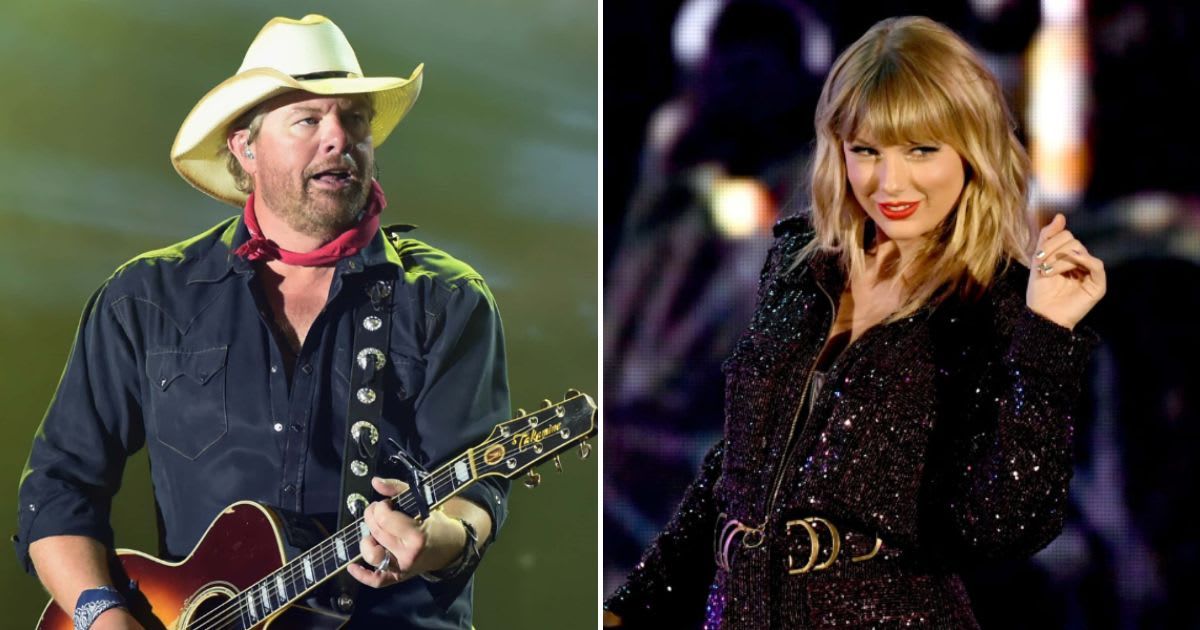 Toby Keith unexpectedly helped launch Taylor Swift’s career (Getty Images)