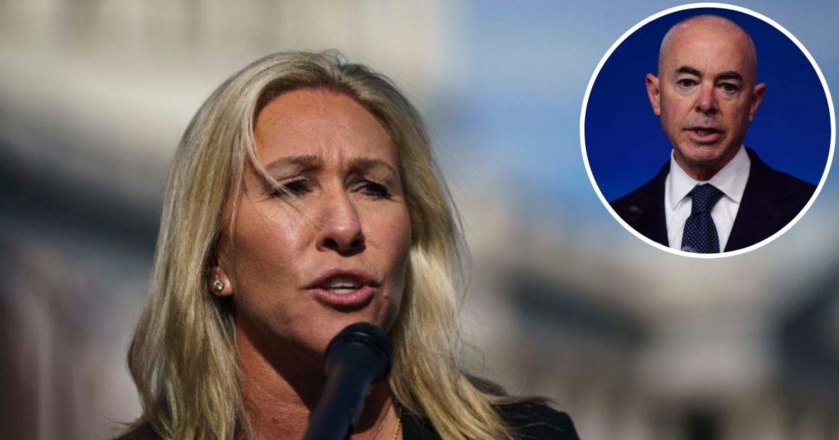 Marjorie Taylor Greene calls out fellow GOP representatives after failing to impeach Alejandro Mayorkas (Getty Images)