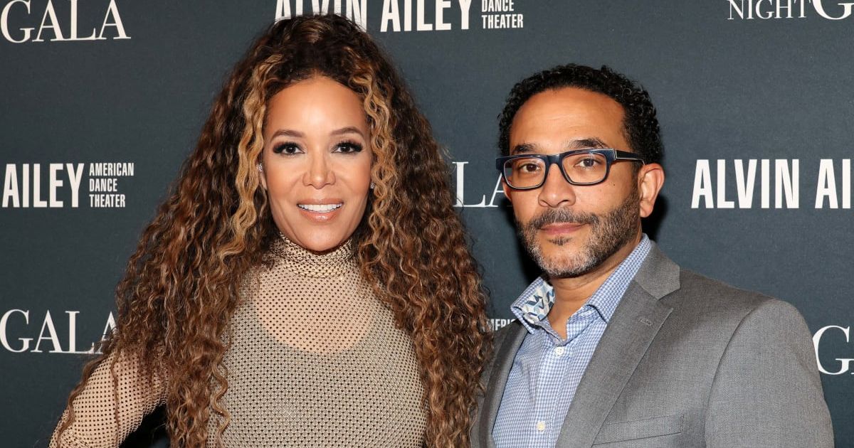 Sunny Hostin (L) said that her husband Emmanuel Hostin gets enraged by critics commenting on their personal lives on social media (Getty Images)