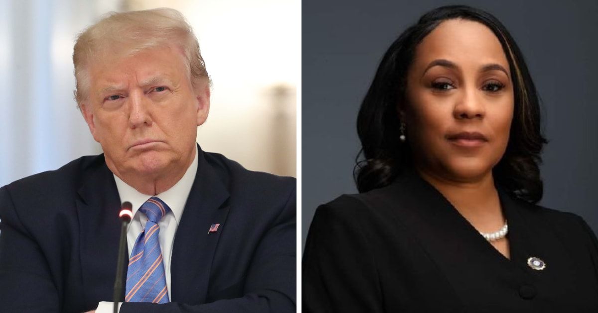 Former president Donald Trump's legal team accused DA Fani Willis of 'racial animus' (Getty Images, (@FaniforDA/X)