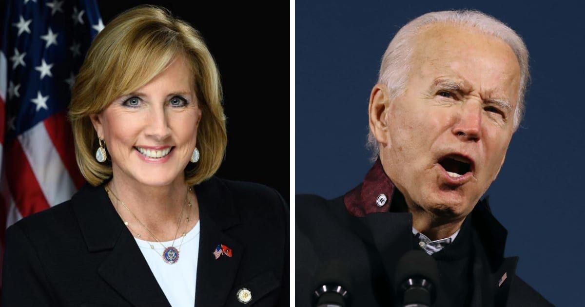 Rep Claudia Tenney demanded the Cabinet invoke 25th Amendment to remove President Joe Biden (Rep Claudia Tenney/Facebook, Getty Images)