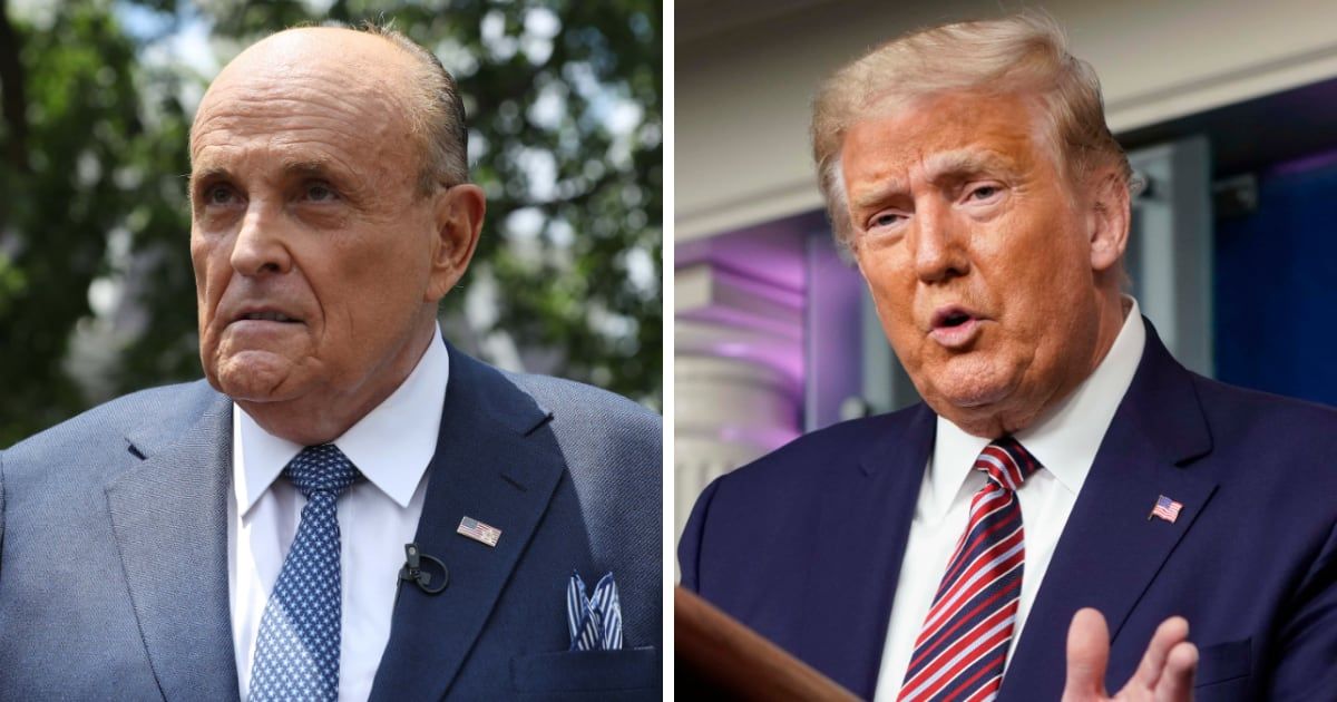 Rudy Giuliani, in his bankruptcy testimony, said Donald Trump's campaign owes him $2M in legal fees (Getty Images)