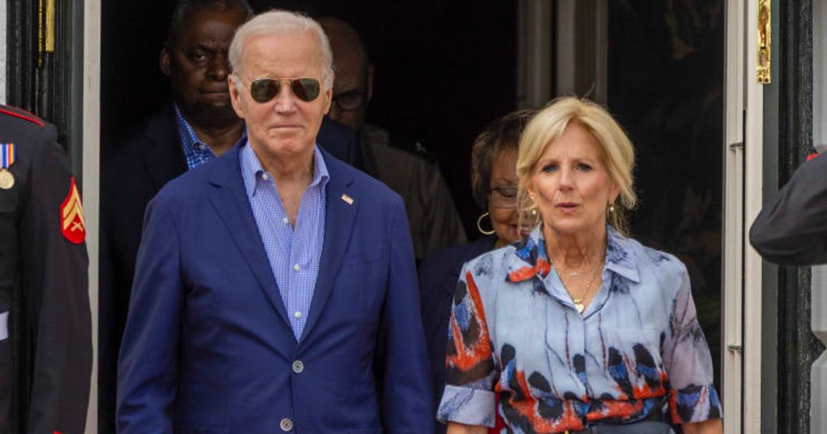 First Lady Jill Biden reportedly questioned White House aides in January 2022 when President Joe Biden had been conducting nearly a two-hour long press conference without a pause (Getty Images)