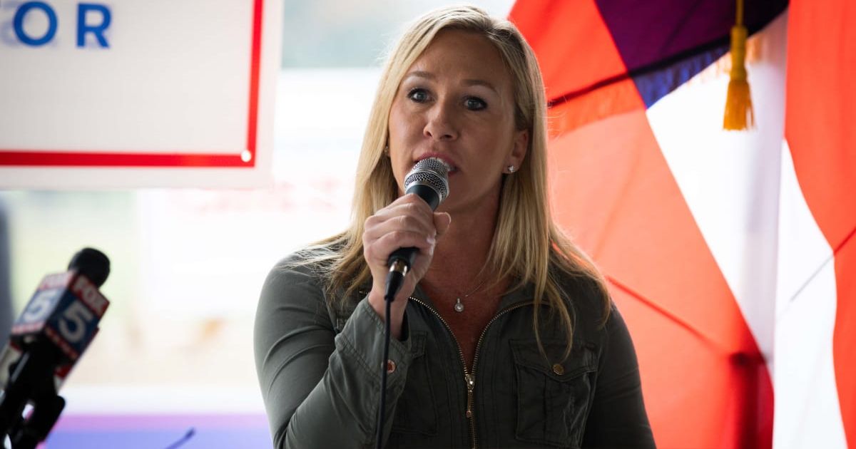 Marjorie Taylor Greene's bold assertion adds fuel to the already fiery rhetoric that often characterizes political discourse in the United States (Getty Images)