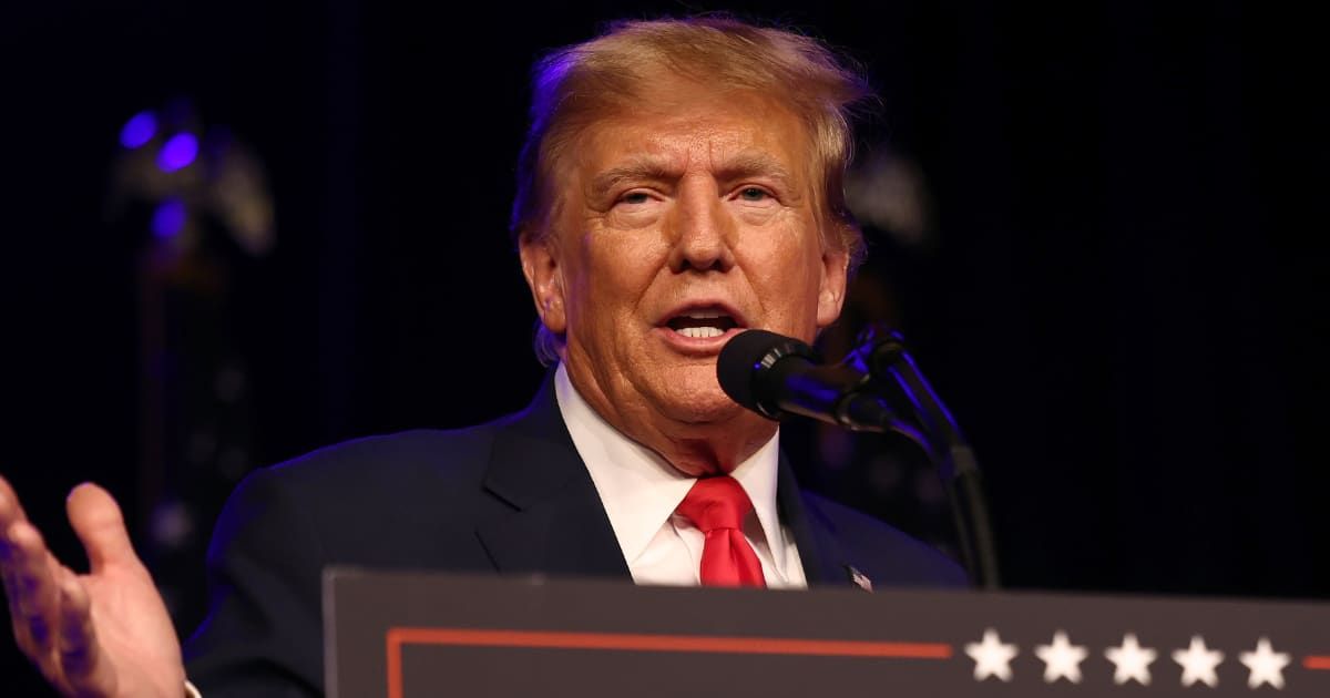 Donald Trump promised stronger Second Amendment protection at an NRA event in Pennsylvania (Mario Tama/Getty Images)