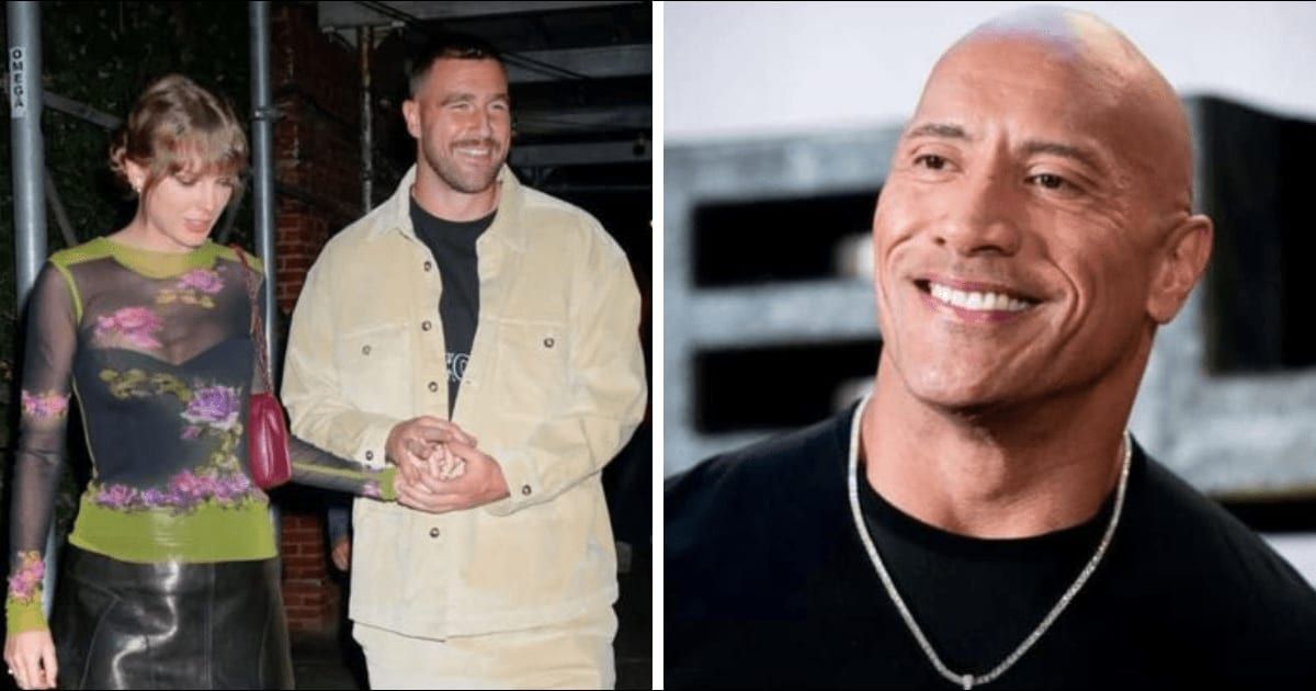 Dwayne Johnson supports Travis Kelce and Taylor Swift romance (GC Images, Getty Images)