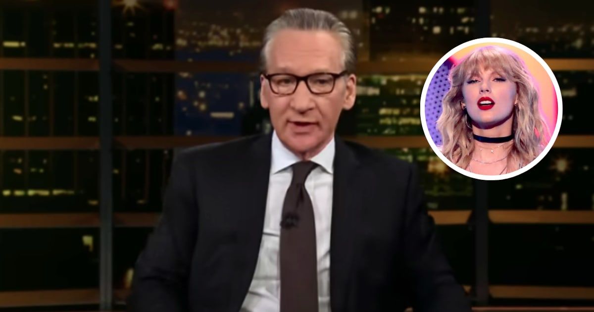 Bill Maher discussed Taylor Swift's potential to influence the 2024 presidential election during the February 10 episode of 'Real Time' (Getty Images)