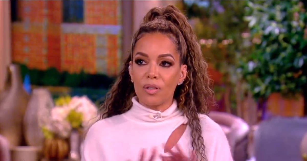 Sunny Hostin on the February 8, 2024 episode of 'The View' (Screengrab/The View/X)