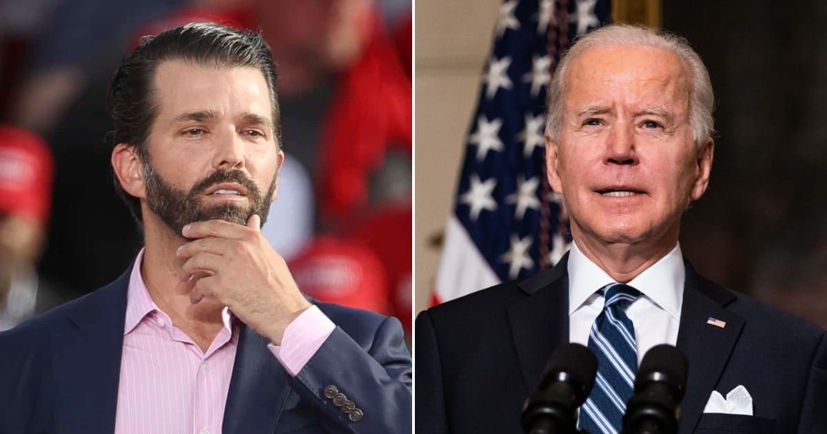 Donald Trump Jr, Joe Biden (Getty Images)