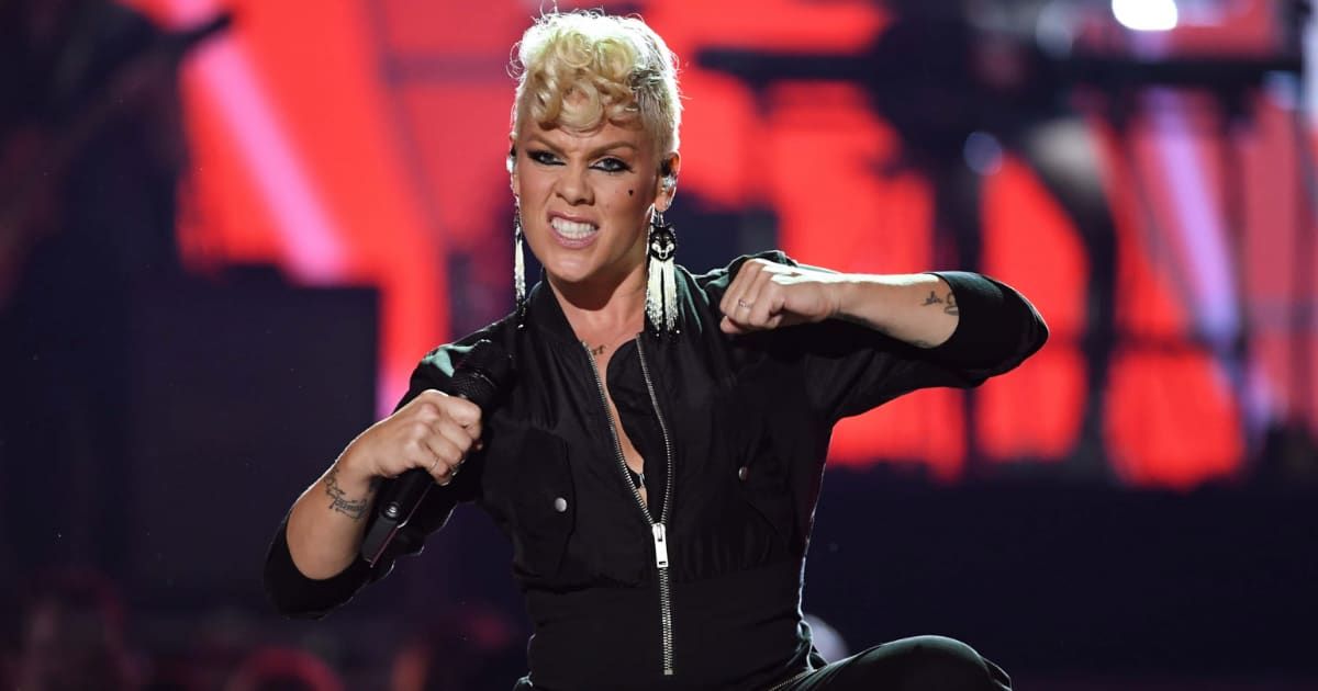 The dramatic scene unfolded during Pink's first of several Australian dates on her 'Summer Carnival Tour' (Getty Images)