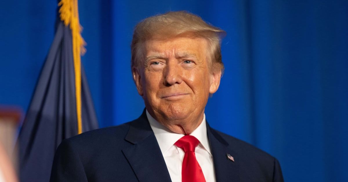 Former President Donald Trump boasted on stage at an NRA convention recently that his administration 'did nothing' when it came to calls for stricter gun-control laws (Getty Images)