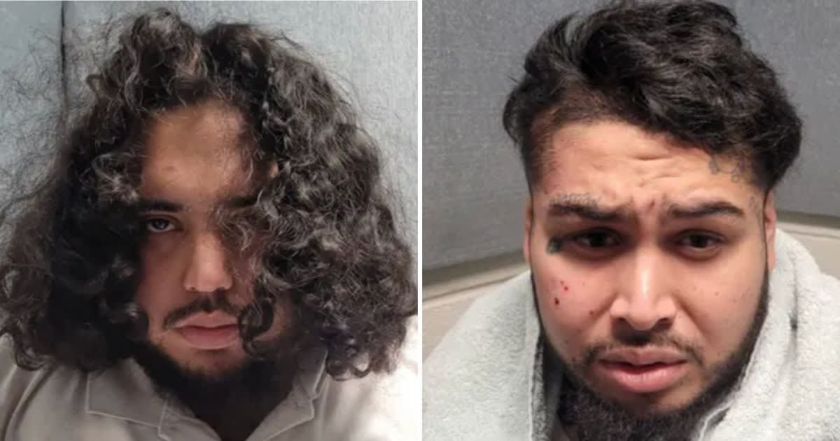 Israel Fuentes Jr and Johnny Alejandro Turcios were charged with first-degree murder in the death of 2-year-old (Prince Georges County Police Department)