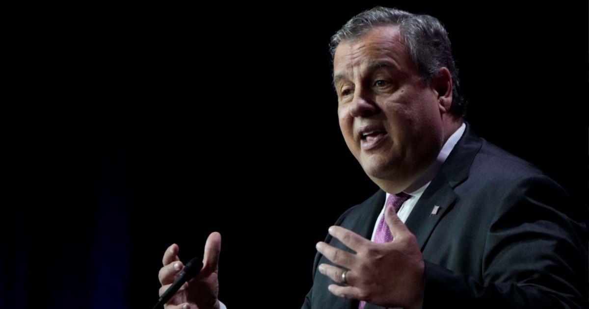 Ex-New Jersey Gov Chris Christie delivers remarks at  Faith and Freedom Road to Majority conference at Washington (Drew Angerer/Getty Images)