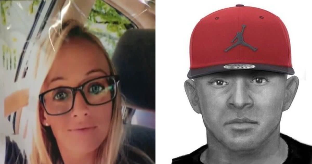Cops release sketch of the person suspected in the murder of Rachel Morin (Screenshot/CBS News, The Harford County Sheriff's Office)