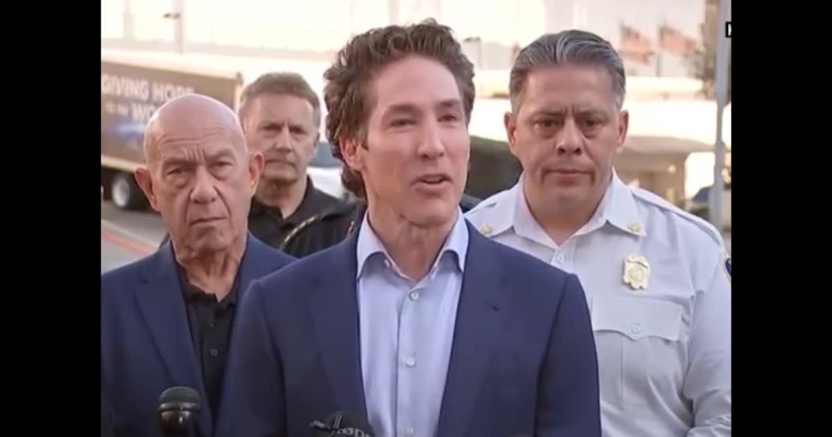 Joel Osteen took over the church after his father's death in 1999 (Screengrab/AP Youtube)
