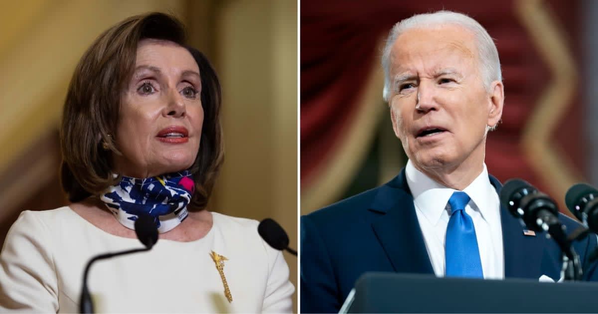 Nancy Pelosi said that Joe Biden is 'very sharp' in one of her recent interviews (Getty Images)
