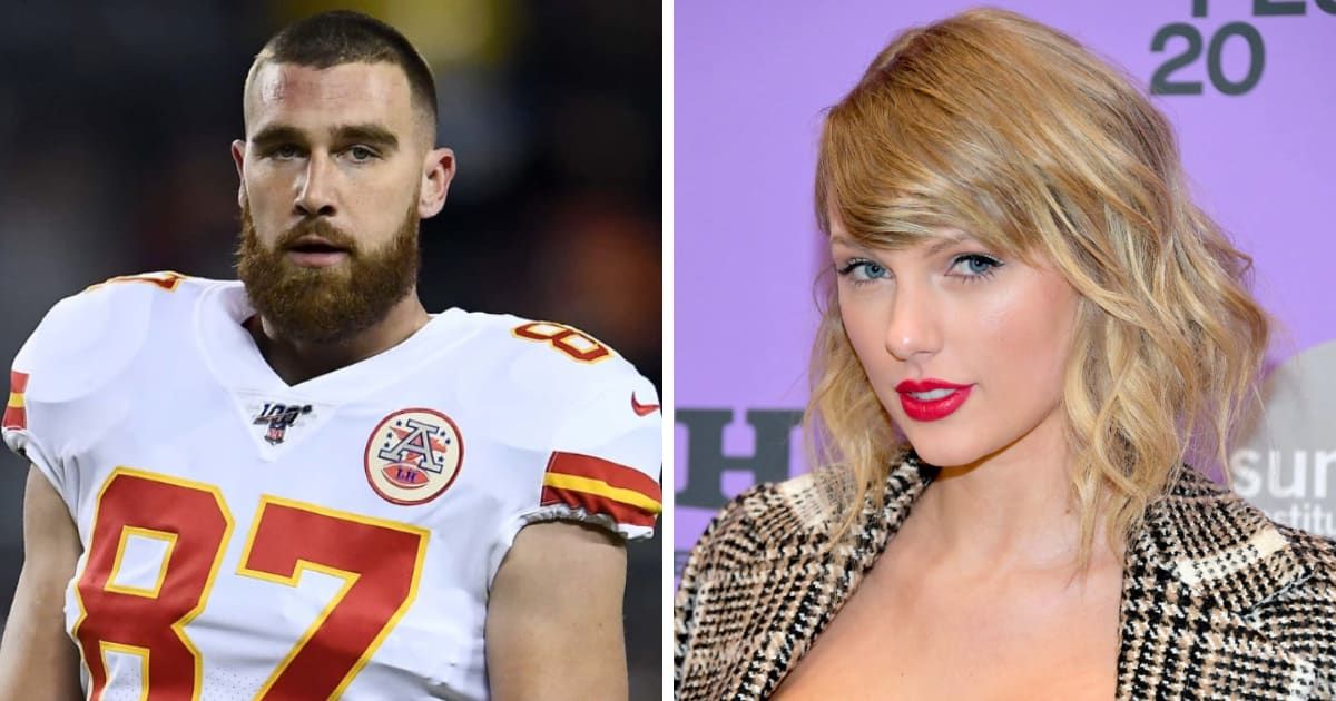 The adorable display of affection between Kelce and Swift took place at Zouk Nightclub's afterparty in Las Vegas (Getty Images)