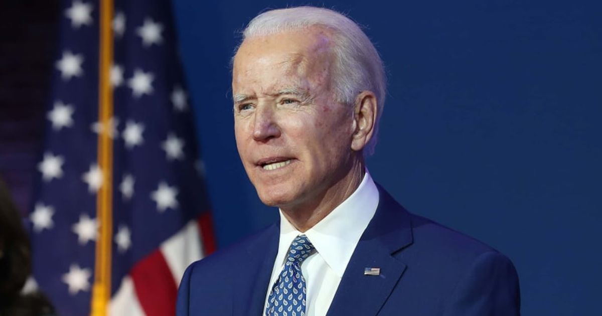 President Joe Biden appeared confused about his positioning after his press conference during the visit of King Abdullah II of Jordan on Monday (Getty Images)