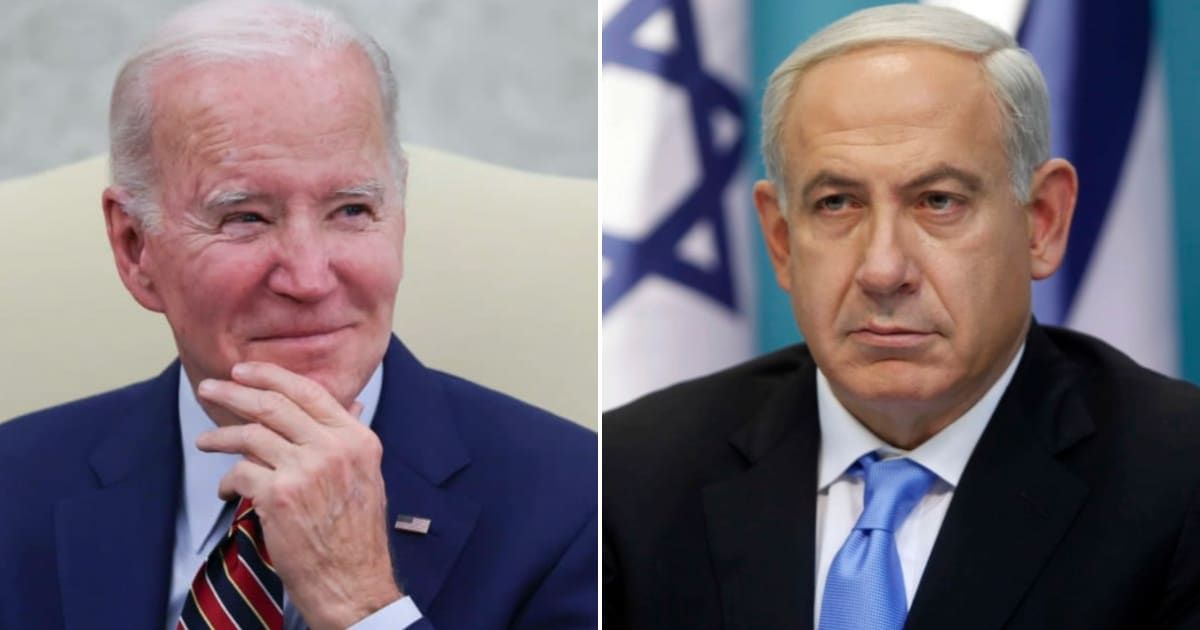 Joe Biden reportedly insulted Benjamin Netanyahu in private conversations (Getty Images)