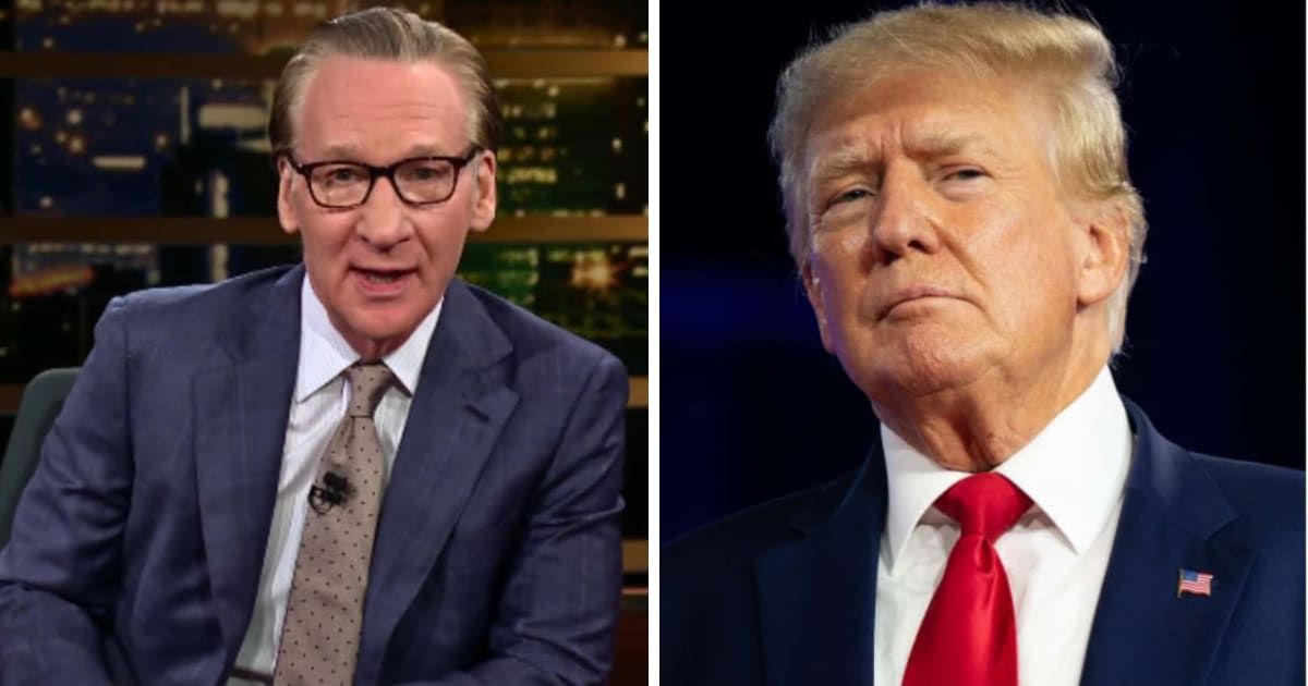 'Real Time' host Bill Maher is hoping the Supreme Court will rule against Colorado's controversial ballot ban of former President Trump (@RealTime/Youtube; Getty Images)