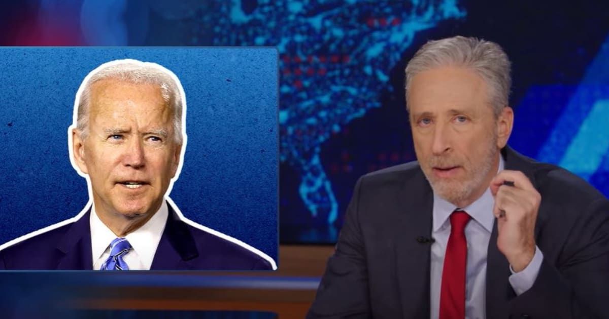 Jon Stewart's return to 'The Daily Show' after nine years featured a sharp political satire targeting President Joe Biden's response to a report questioning his mental competency (The Daily Show/ YouTube)