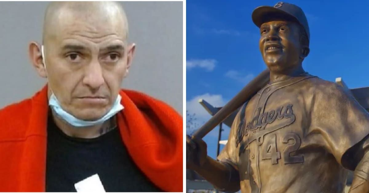 'Most hated man in Wichita': Ricky Alderete slammed for stealing Jackie Robinson statue to sell as scrap