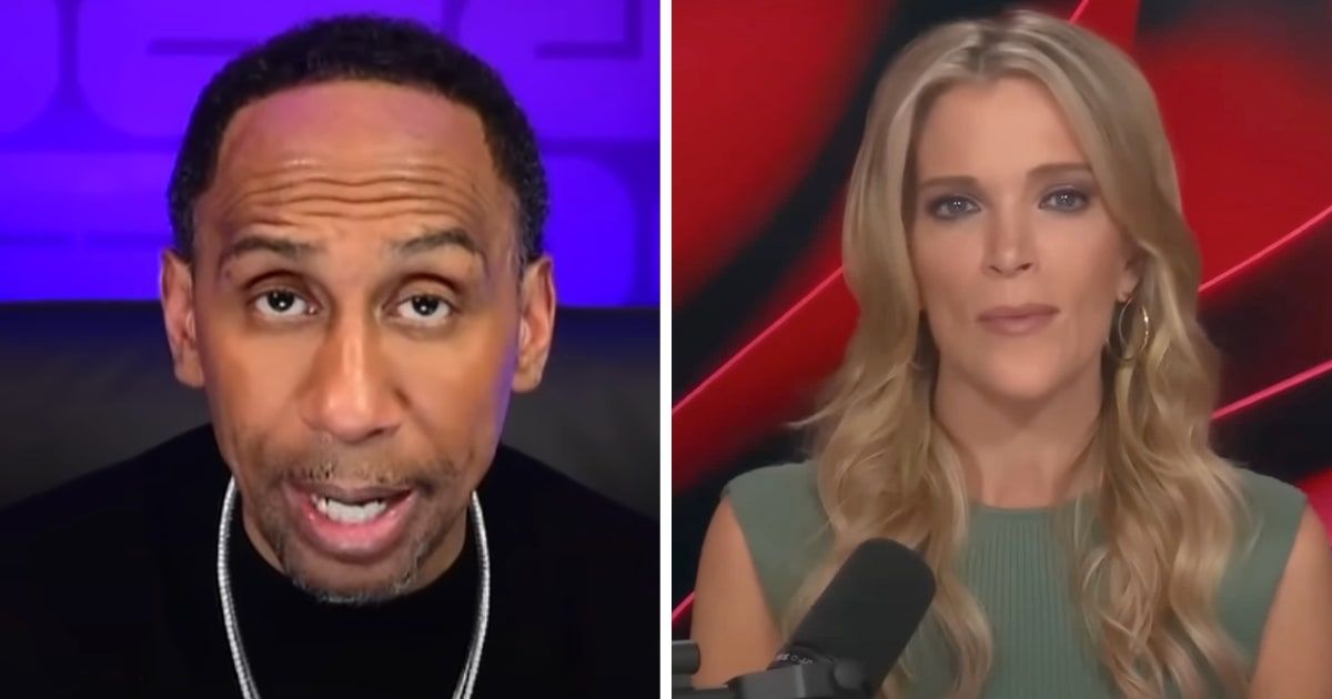 While making clear he disagreed with Megyn Kelly’s view, Stephen A Smith pushed back against branding her a 'racist' (Stephen A Smith, Megyn Kelly/YouTube)
