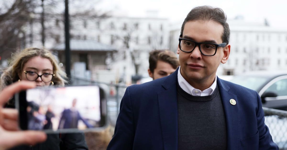 George Santos lashes out at Republicans for losing his House seat (GettyImages)