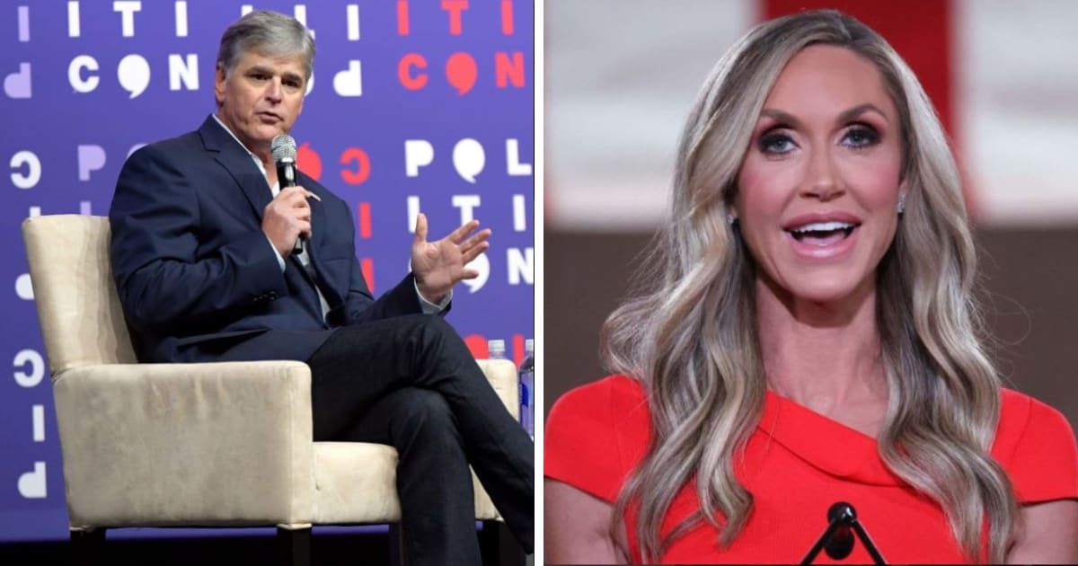Lara Trump's remarks during interview with Fox News host Sean Hannity have sparked debate online (Getty Images)
