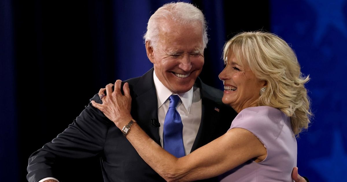 Joe Biden shared a sweet post for his wife Jill Biden on Valentine's Day (Getty Images)