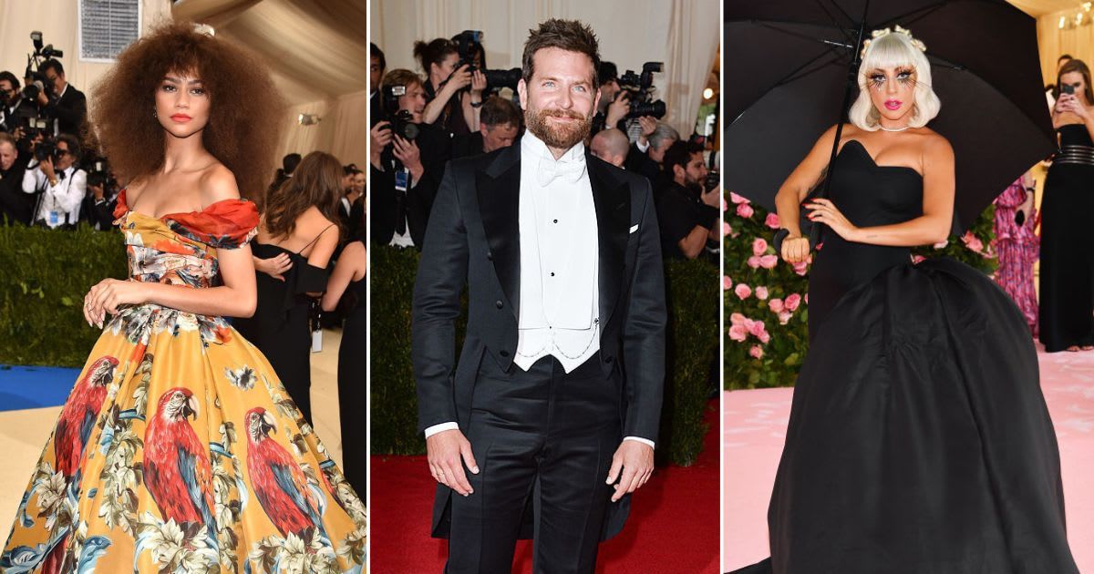While Zendaya will co-chair the Met Gala in 2024, Bradley Cooper was the co-chair in 2014 and Lady Gaga in 2019 (Dimitrios Kambouris/Getty Images for The Met Museum/Vogue, George Pimentel/WireImage)