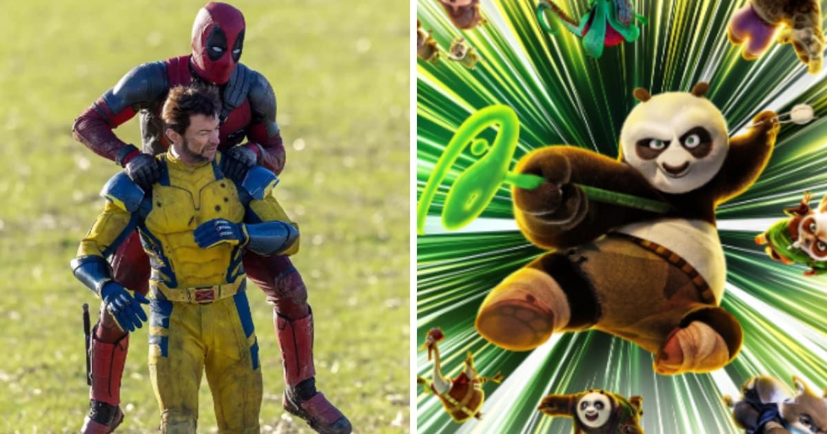 'Deadpool & Wolverine' and 'Kung Fu Panda 4' trailers were shown during Super Bowl 2024 (IMDb)