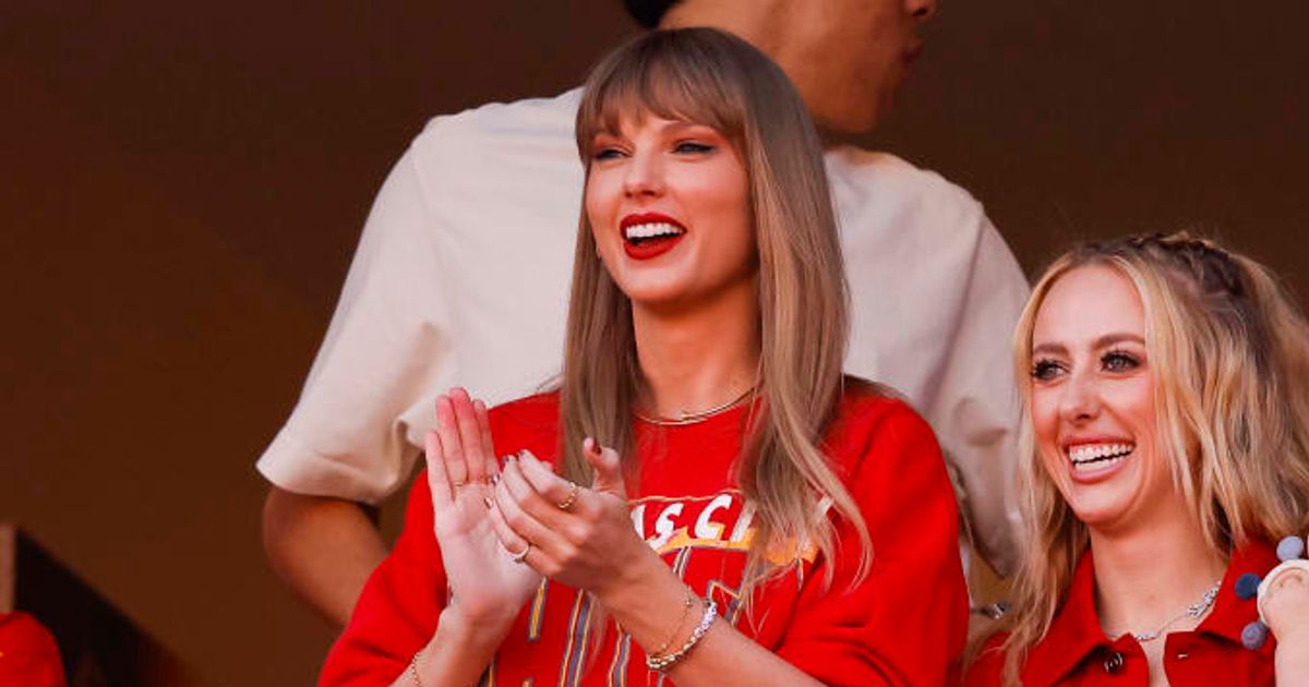 Taylor Swift's presence at Super Bowl urged more woman to watch the game (Photo by David Eulitt/Getty Images)