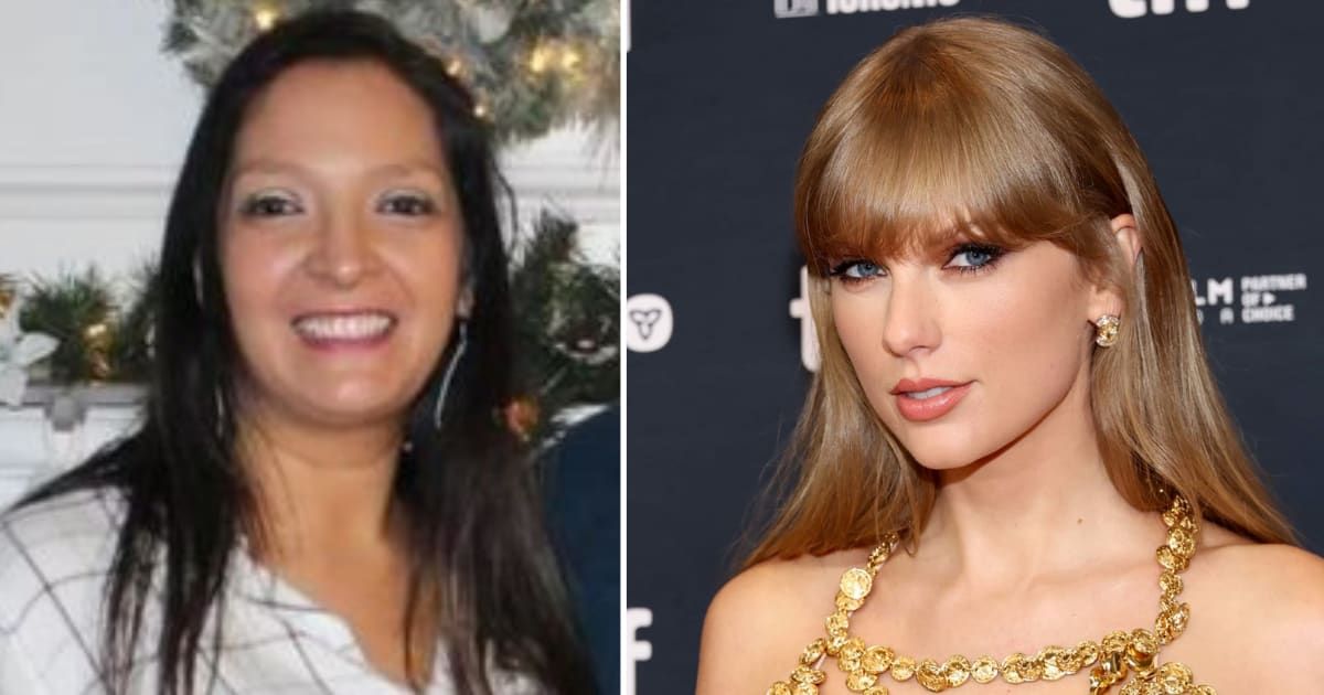 Taylor Swift donated $100,000 to the family of Lisa Lopez-Galvan who was killed during Chiefs victory parade (Facebook, Getty Images)