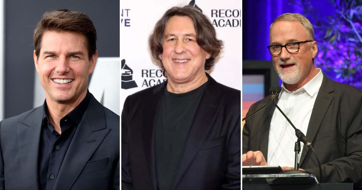 Tom Cruise was photoshopped for a picture alongside directors Cameron Crowe and David Fincher (Getty Images)