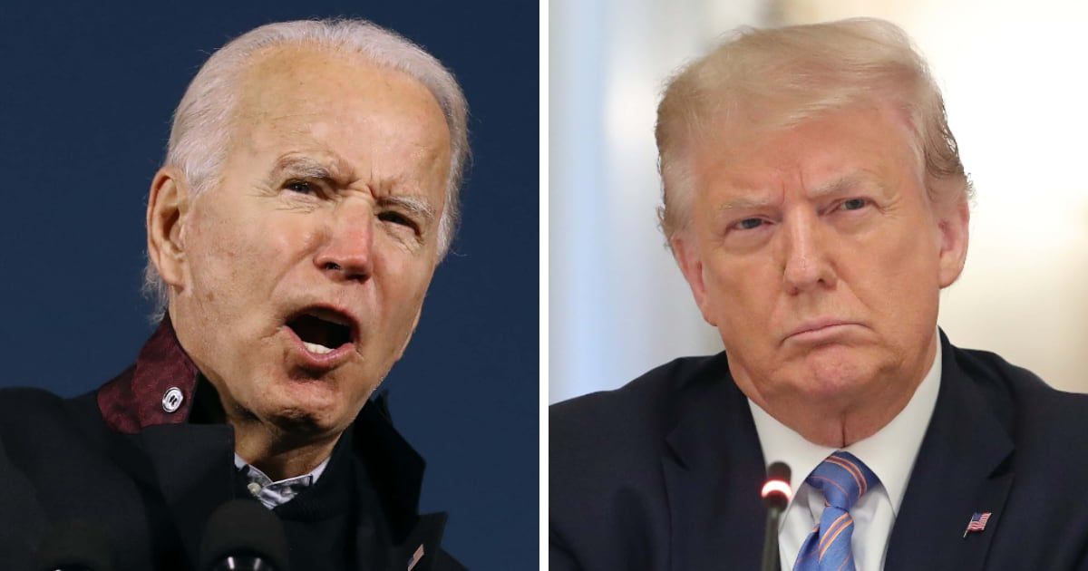 New campaign ad for President Joe Biden's re-election bid slammed Donald Trump's remarks against NATO allies (Getty Images)