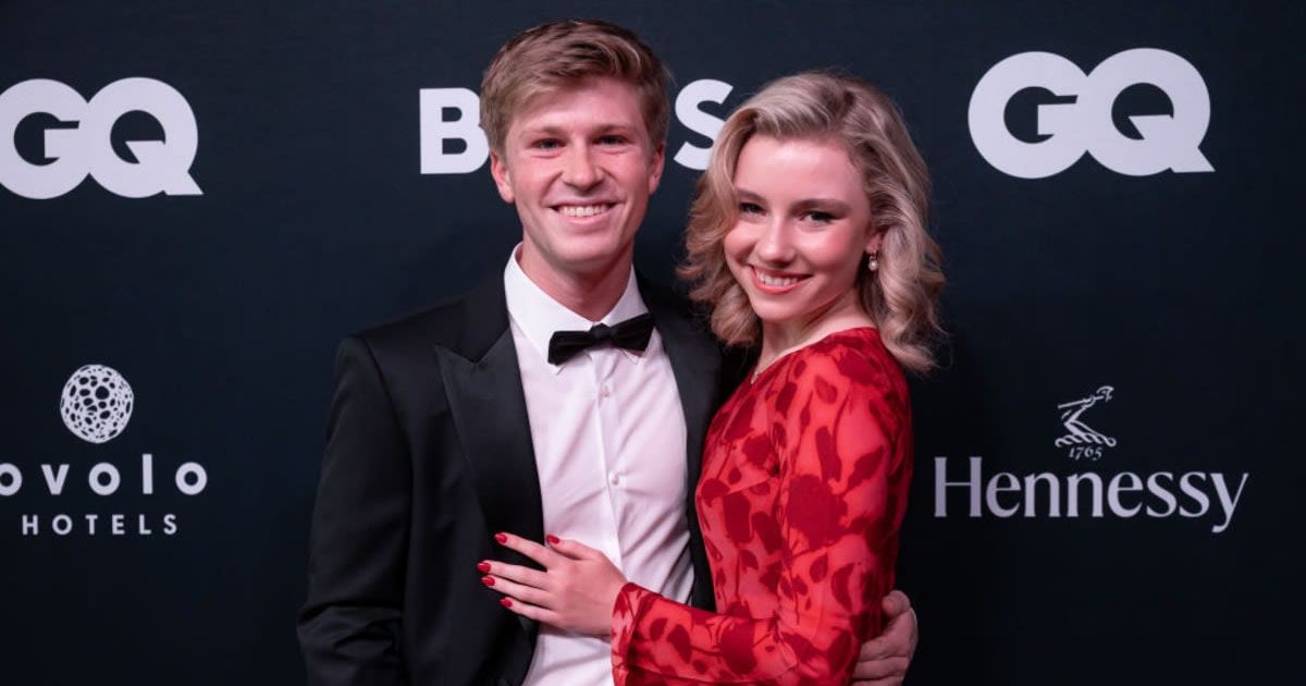 Robert Irwin and Rorie Buckey attend the GQ Australia Men Of The Year Awards in December 2023 in Sydney (Photo by Wendell Teodoro/WireImage)