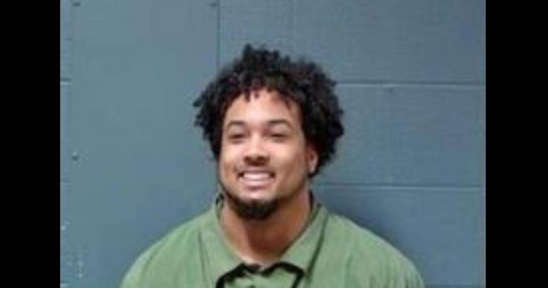 Elijah Juarez: Man creepily grins in mugshot after he is arrested for allegedly raping GF and dismembering dog in 'sacrifice to death god'