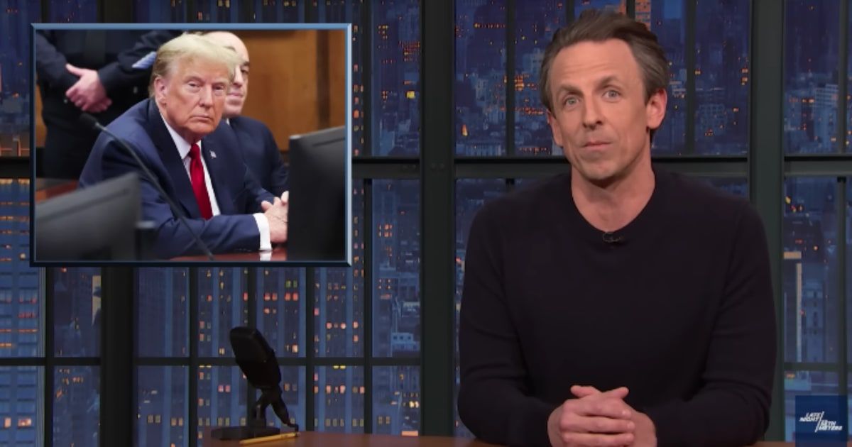 Seth Meyers poked fun at Donald Trump giving Nikki Haley a new nickname during his speech (@LateNightSeth/Youtube) 